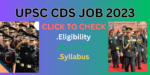How To Get Job In CDS